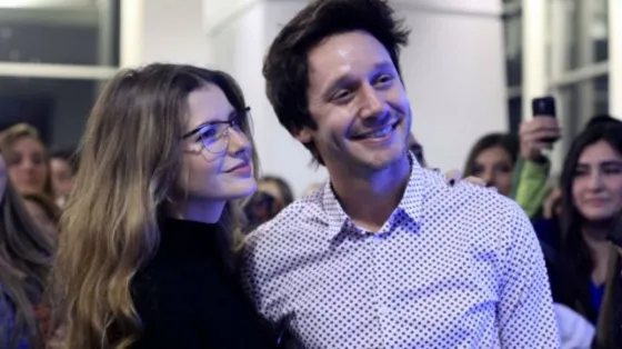 Las fotos de Vicuña y la China al arribar a la misa en memoria de Blanquita