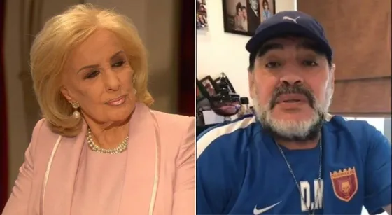 Maradona: “Mirtha Legrand tomaba whisky con Videla”. Video