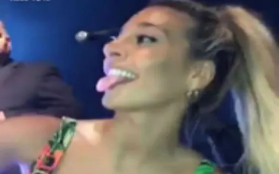 Sol Pérez tuvo un accidente hot en un boliche. Foto