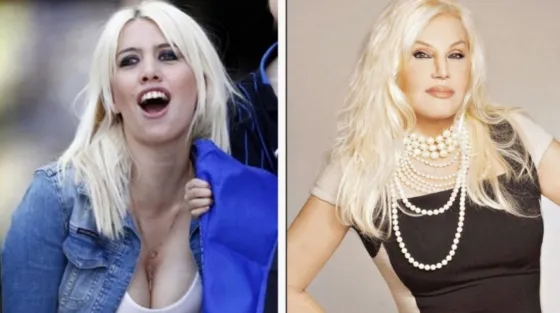 La primera foto de Susana y Wanda en Italia