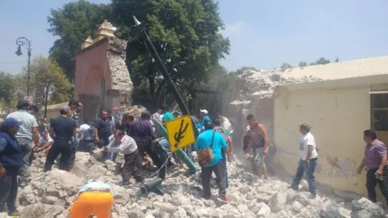 Fuerte terremoto sacudió México. Video en vivo