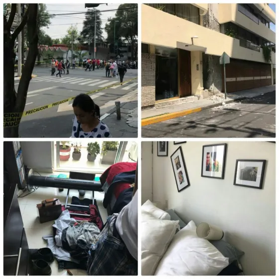 Es argentina y contó cómo vivió el terremoto en México