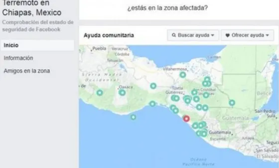 Facebook activó “Safety Check” por el terremoto en México
