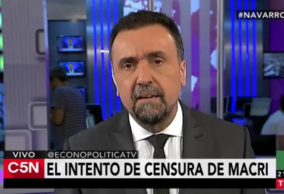 Echaron a Navarro de C5N