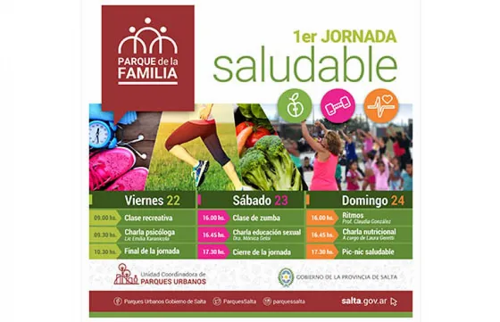 Jornada saludable en el Parque de la Familia 