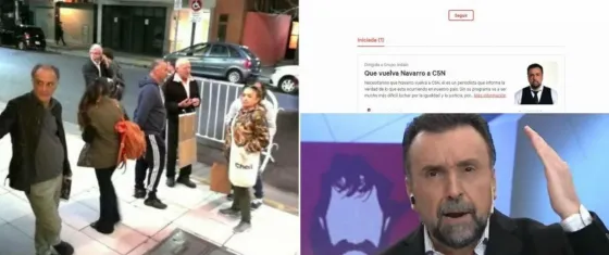 Pobrísima convocatoria a la marcha en apoyo a Navarro