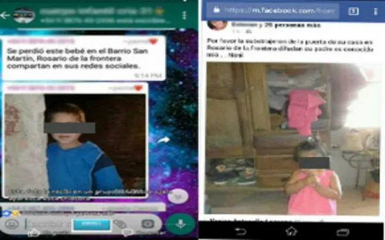 Desmienten cadenas falsas sobre desaparición de niños