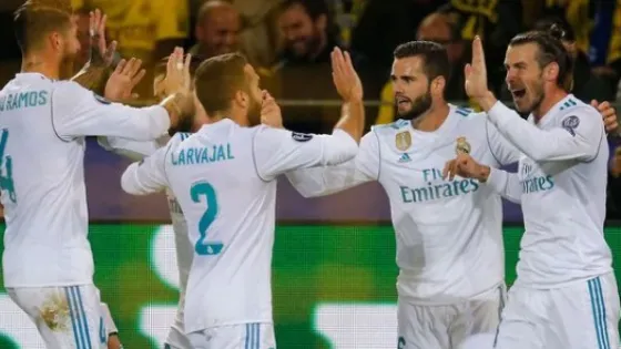 El Real Madrid goleó al Borussia Dortmund en Alemania. Video