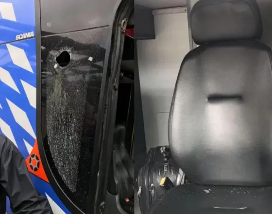 Apedrearon el micro de Boca en su llegada a Mendoza