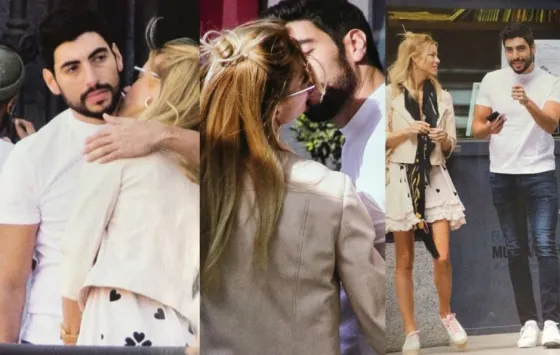 Nicole Neumann y Facundo Moyano apasionados en su primer “cumplemes”