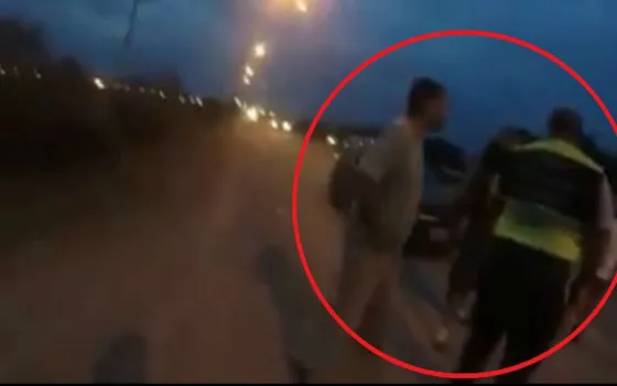 Así agredieron a un inspector de la AMT. Video