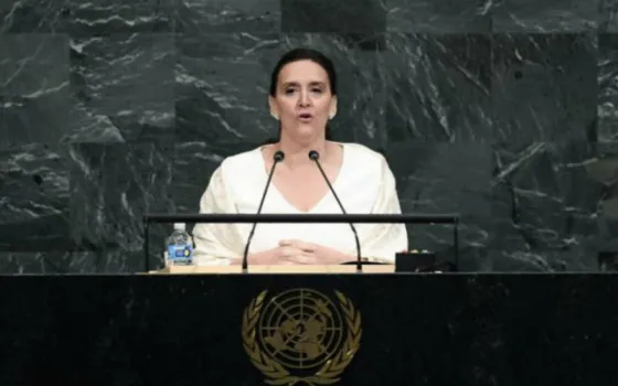 Michetti y su papelón en la cumbre de la ONU