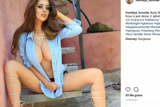 Conocé a la espectacular Cara Rose. Fotos Hot