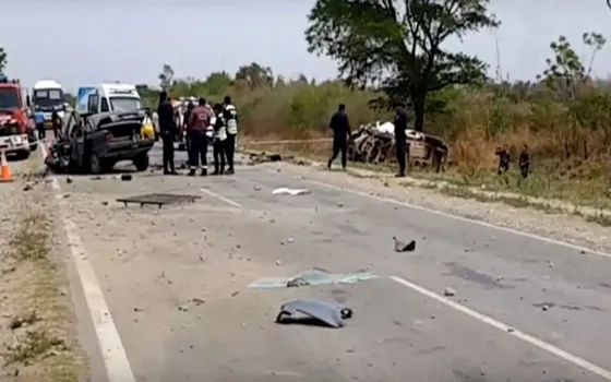 Violento accidente en Orán