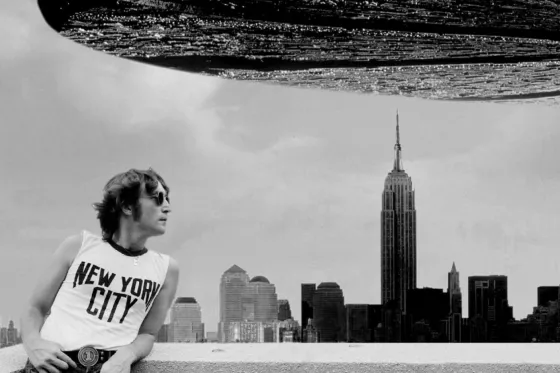 El día en que John Lennon vió un OVNI