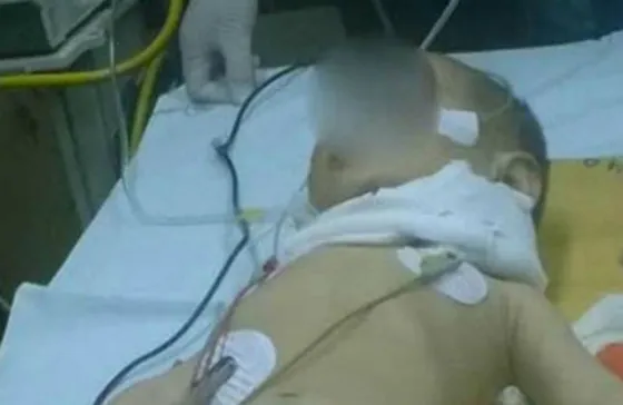 Bebé de 8 meses al borde de la muerte tras recibir brutal golpiza