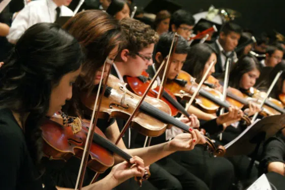 La orquesta sinfónica tocará en el El Alfarcito