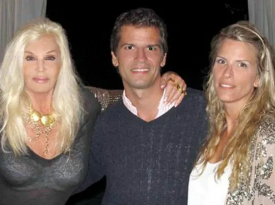 Susana Giménez junto a Patricio y Carolina Giménez