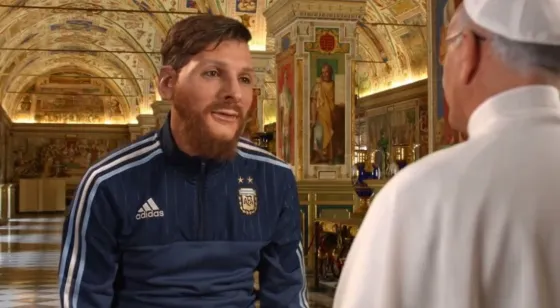 Esperando el milagro: Messi visitó al Papa. Video