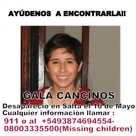 Realizarán una caminata por Gala Cancinos