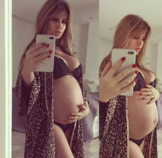 Flor Peña compartió la primera foto de Felipe