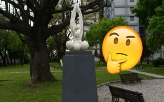 Instalaron una escultura de ¿una vagina gigante?