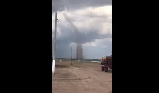 Conmoción en Córdoba por un tornado. Video