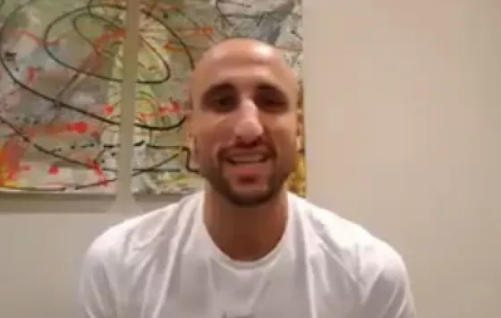 Ginobilli saludó a los salteños. Mirá el video