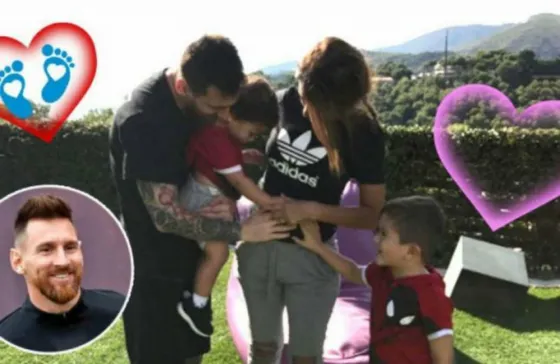 Revelaron el sexo del bebé que esperan Antonella y Messi