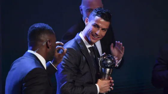 Ronaldo ganó el premio "The Best" por segunda vez