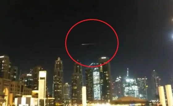 Apareció un OVNI en Dubái