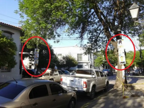 Aún queda cartelería política por retirar