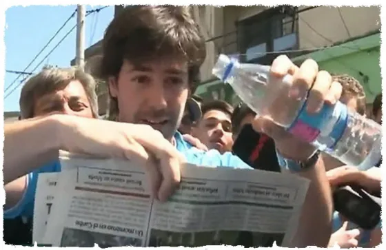 ¡Capo! Un cordobés convierte el agua en fernet (Vídeo)