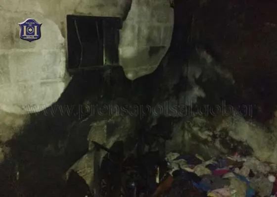 Detuvieron a un hombre acusado de incendiar una vivienda