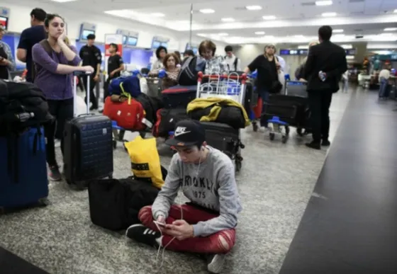 No hay vuelos en todo el país