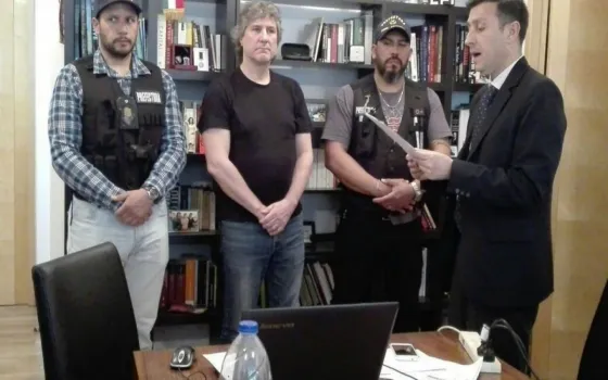 La foto que todos esperaban de Boudou detenido