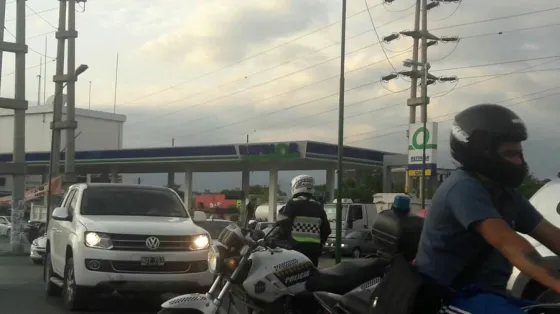 Increíble choque en cadena en zona sur