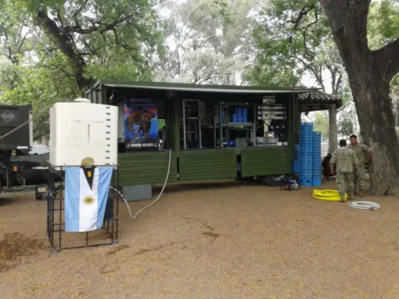 Se instaló una planta potabilizadora en el Parque San Martín ¿Para qué?