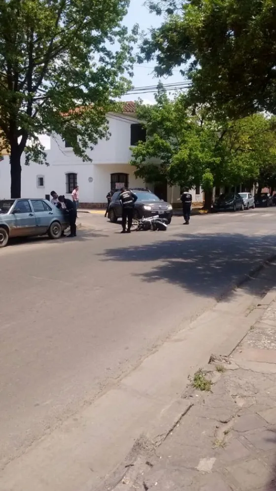 ALERTA: Accidente de tránsito en pleno centro salteño