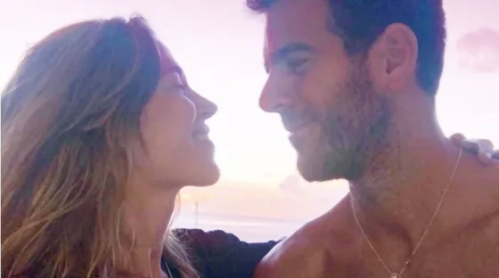 Jimena Barón y Del Potro súper "calientes" en la playa