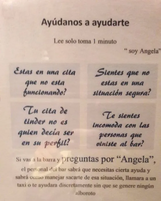 Protocolo de asistencia ante caso de violencia de Zeppelin Bar