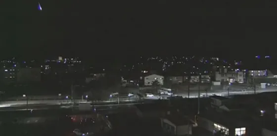Alerta en Japón por una bola de fuego en el cielo. Video