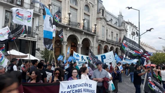 Trabajadores de la televisión se manifestaron en contra de la Reforma Laboral