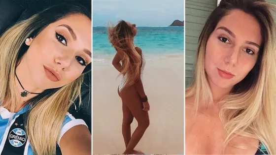 Gremio Campeón: Lo celebra la hincha más sensual del equipo