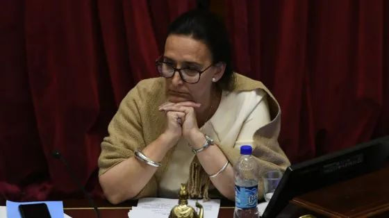 Michetti y otra pifiada en el Senado