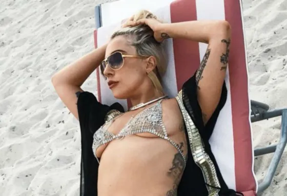 Lady Gaga mostró sus curvas en Miami