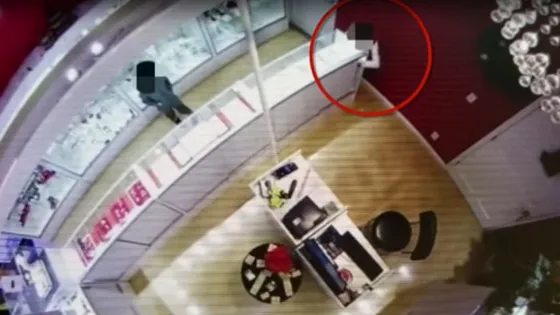 Lamentable: Usan a sus hijos para robar una joyería.Video