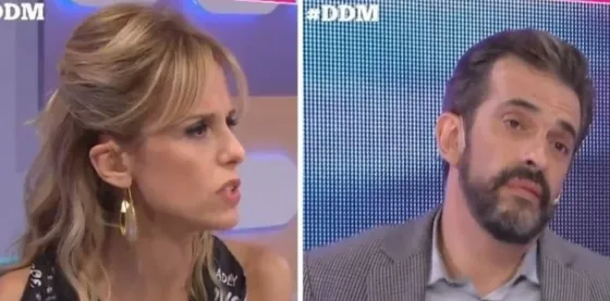 Fuerte cruce entre Mariana Fabbiani y Martín Ciccioli 