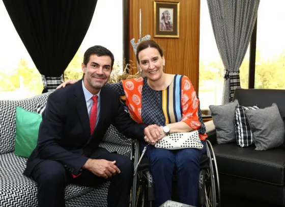 Michetti de visita relámpago en Salta