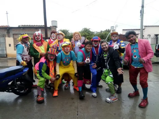 Payasos despidieron a un compañero muy querido